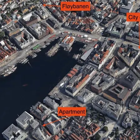 Appartement Live In Historic Building - View To Bryggen à Bergen Extérieur photo